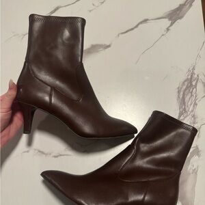 Dolce Vita brown kitten heel bootie